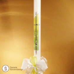 Taufkerze grüne Wiese