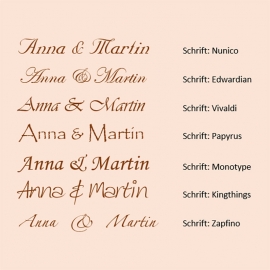 Hochzeitskerze Riegelbirke