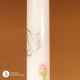 Taufkerze Wasserlilie gemalt