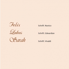 Taufkerze Wasserlilie gemalt