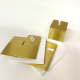 Goldene Würfelbox 5 Stück