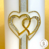 Hochzeitskerze Doppelherz