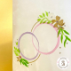 Hochzeitskerze romantische Ringe