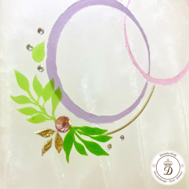 Hochzeitskerze romantische Ringe