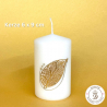 Kerze mit Goldblatt