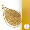 Kerze mit Goldblatt