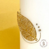Kerze mit Goldblatt