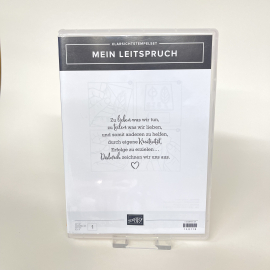 Stempelset Mein Leitspruch
