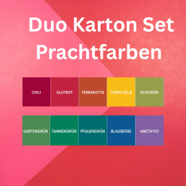 Duo Farbkartonset - Prachtfarben