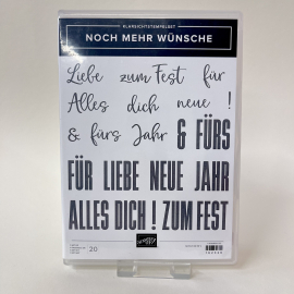 Stempelset Noch mehr Wünsche