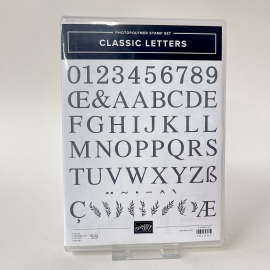 Stempelset Classic Letters