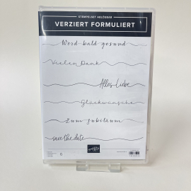 Stempelset Verziert Formuliert