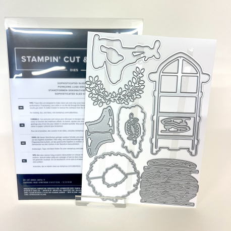 Stanzteile Dekorativer Schlitten