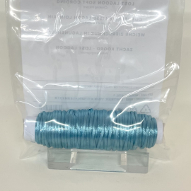 Weiche Zierschnur in Lagunenblau