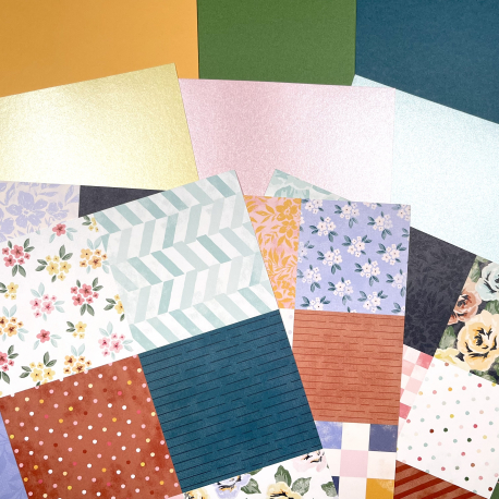 DSP + FK Nr. 2 – quadratisch Kreativ trifft bunt gemischte Muster