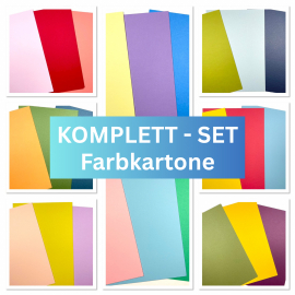 KOMPLETTSET Farbkarton Mischpakete