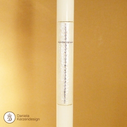 Taufkerze Swarovski-Kreuz
