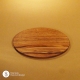 Holzteller Oval Nussholz geölt