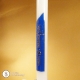 Taufkerze Tautropfen blau