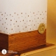 Hochzeitskerze Herz an Herz mit Glitzerband